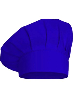 Özbience Mavi Aşçı Şapkası, Mutfak Şefleri Için Şık ve Rahat Tasarım