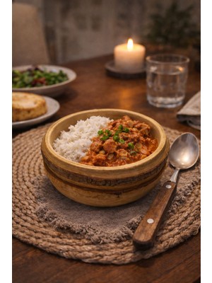 Seymen Bıçakçılık 1’li Doğal Ahşap Sunum Kasesi – Dekoratif Servis ve Yemek Kasesi