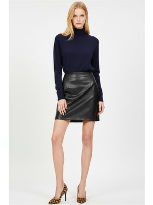 Perspective Lacivert Balıkçı Triko Kazak