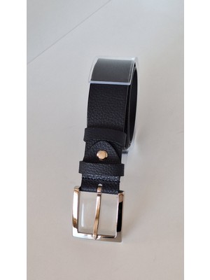 Darkwood -Erkek Deri Kemer-Natürel Deri-Lacivert-4 cm