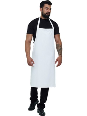 Özbience Çok Amaçlı Mutfak Iş Önlüğü, Boyundan Askılı, Temizlik ve Restoran Kullanımı
