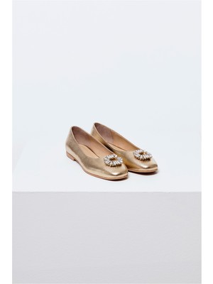 Perspective Babet Altın Renk Kadın Ayakkabı