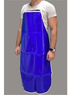 Özbience Mavi Pvc Su Geçirmez Mutfak Kasap ve Işçi Önlüğü, Dayanıklı ve Rahat