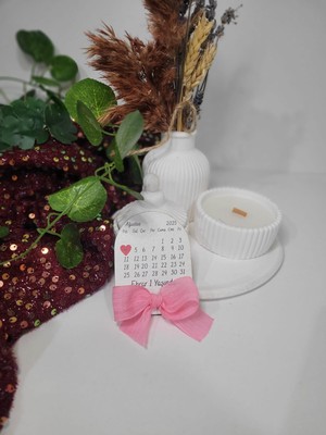 Ufuk Çizgisi Kız Bebek Fiyonk Detaylı Magnet 20LI