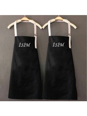Özbience Kişiye Özel Kadın ve Erkek Nakış Işlemeli Sevgili Mutfak Önlüğü