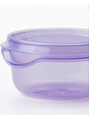 Ikea Pruta Plastik Saklama Kabı Seti Lila 3 Parça 70 ml