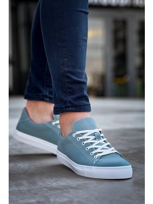 Zapatos KB122 Erkek Günlük Bağcıklı Süet Spor Sneaker Ayakkabı Sbt - Mavi
