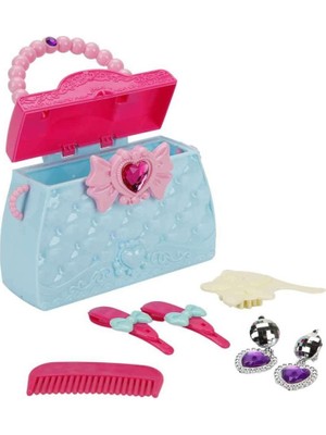 Değirmen Grup Aksesuarlı Makyaj Çantası  - BJ1350 -Mavi (Lisinya)