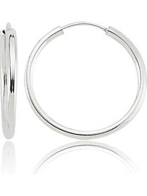 Bazarhane Gümüş Halka Küpe