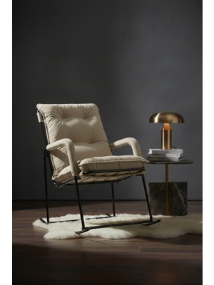 AVYNA Blacklıne™ Sallanır Dinlenme Koltuğu, Premium Tv Koltuğu, Balkon, Bahçe & Ofis Konfor Koltuk