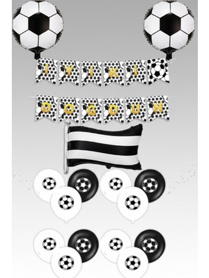 Futbol Takım Temalı Doğum Günü Balon Set