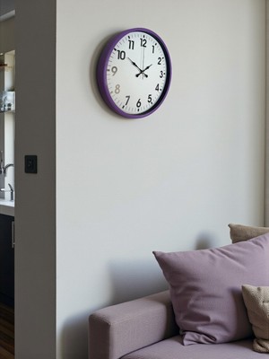 SHC4200 36 cm Mor Standart Duvar Saati