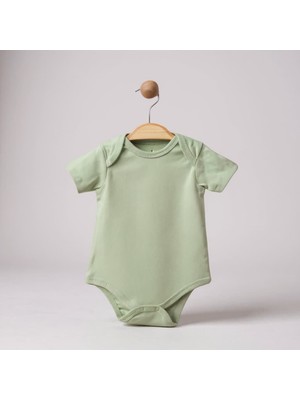 The Nest Kids Heart & Hug Duo 2’li Organik Pamuklu Body Set Yeşil