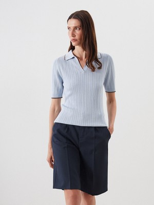 Lc Waikiki Yeni Sezon Polo Yaka Kadın Triko Kazak