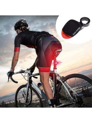 SHC4200 SHC42® LED Güneş Enerjisi ile Şarj Edilebilir Bisiklet Kuyruk Lambası Solar Bisiklet Lambası