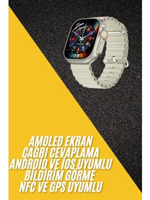 FRY Akıllı Saat Kol Saati Android ve Ios Uyumlu Nabız Ölçer Sesli Asistan