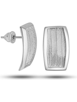 Bazarhane Gümüş Trabzon Hasır Kadın Küpe