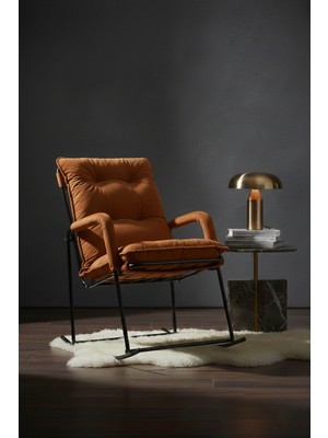 AVYNA Blacklıne™ Sallanır Dinlenme Koltuğu, Premium Tv Koltuğu, Balkon, Bahçe & Ofis Konfor Koltuk