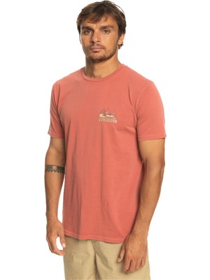 Quiksilver Enjoynotdestroy Erkek Kırmızı Tişört