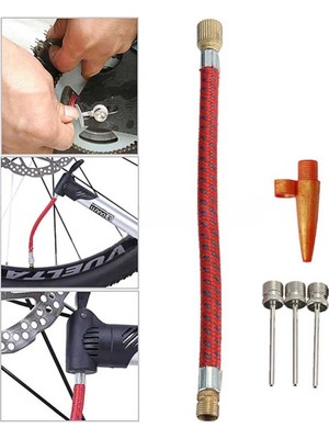 SHC4200 SHC42® Pompa Iğne Başlık Seti Top Bisiklet Lastiği Şişirme Iğneleri