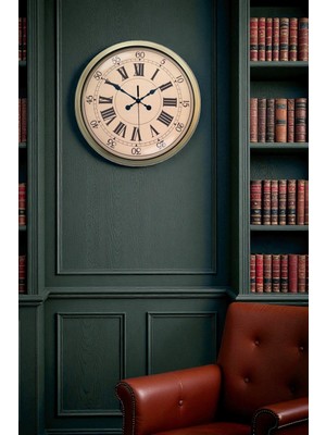 SHC4200 Nostalji Stil 40 cm Metal Eskitme Duvar Saati