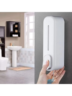 Dln Shop 1 Adet 350 ml Sıvı Sabunluk Plastik Duş Jeli Şampuan Şişesi Oteller, Hastane, Banyo Mutfak D-34