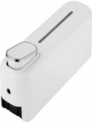 Dln Shop 350 ml Kapasiteli Manuel Sıvı Sabunluk Basmalı Model Duvara Monte 1 Adet Beyaz Renk D-34