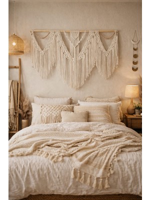 Efsun Macrome Makrome Duvar Dekoru