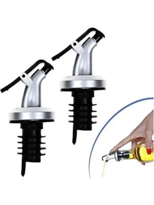 Özbience 2'li Kapaklı Şişe Ucu Servis Aparatı, Damlalık, Yağdanlık, Tıpa, Tapa, Mantar