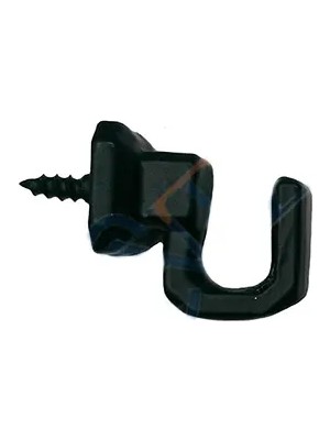 FRY Vidalı Kanca, Askı Küçük - 15X18MM, Siyah - 100 Adet