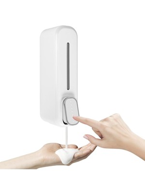 Dln Shop Duvara Monte Basmalı Sıvı Duş Jeli Bulaşık Deterjanı Sıvı Sabunluk 350 ml 1 Adet Beyaz Renk D-34