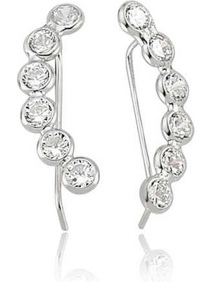 Bazarhane Gümüş Su Yolu Küpe