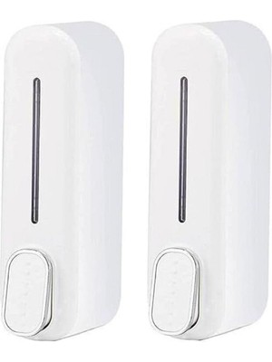 Dln Shop 2 Adet 350 ml Sabun Dispenseri Duvara Monte Duş Şampuanlık Sıvı Sabun Banyo Tuvalet D-34