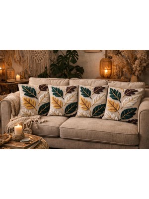 Çift Taraflı Kırlentkılıfı 4'lü Takım