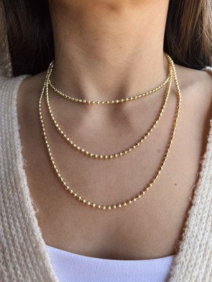 Nunu Takı Üç Sıra Dorika Kolye