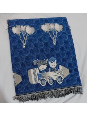 Aylis Home Mavi Kalemli Yemek ve Hobi Örtüsü