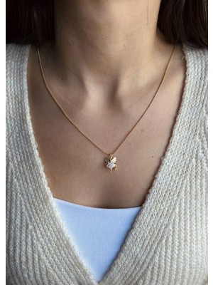 Nunu Takı Melek Uçlu Kolye