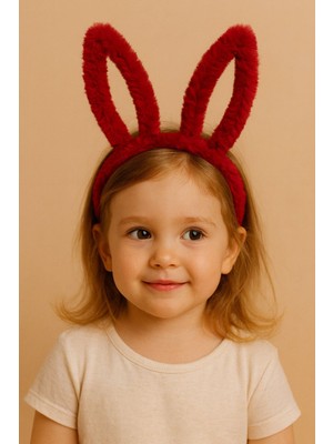 Seymen Bıçakçılık Peluş Tavşan Kulaklı Taç – Çocuk ve Bebek Parti & Konsept Çekim Aksesuarı