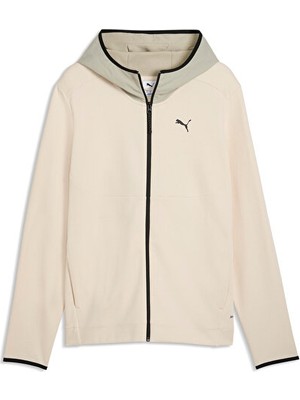 Puma Pumatech Full-Zip Hoodie Erkek Günlük Ceket 69218587 Krem