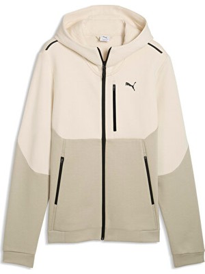 Puma Pumatech Full-Zip Hoodie Dk Erkek Günlük Ceket 63441587 Krem