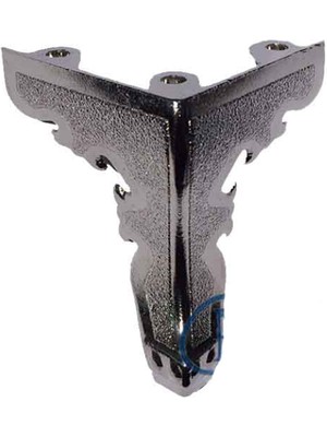 Vice Avm Kelebek Ahşap, Sunta Sandık Ayağı, Kutu Ayak 5,5 cm - Nikel TG-V 6602