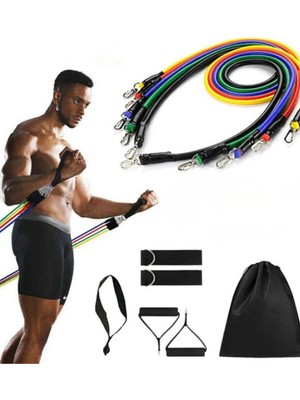 Verto Taşınabilir Kapı Askılı Egzersiz Bandı Seti Ev ve Seyahat Kullanımı