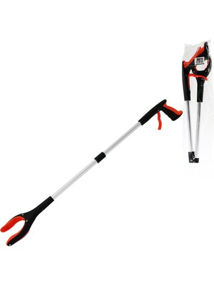 Go İthalat Otomatik= Bas--Tut Katlanabili Boru Çöp Toplama Kıskacı 83CM Çok Amaçlı Tutacak (784)