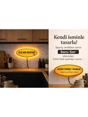 Dekor Atölye Kişiye Özel Isimli Mutfak Lambası – Bohem Dekoratif Duvar Aydınlatması