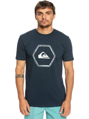 Quiksilver Inshapes Erkek Mavi Tişört