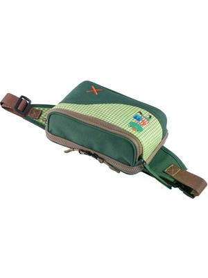 Pisikopat Kurbağa Figürlü Canvas Unisex Göğüs ve Bel Çantası