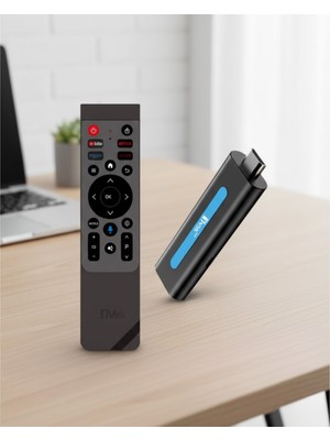 Makay Bas Konuş Özellikli Android Tv Stick 8k Ultra Hd
