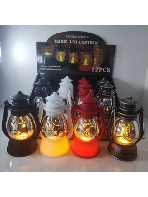 Özbience Ramazan Süs LED Lambası, Gaz Kandil, Şık ve Parlak Dekorasyon