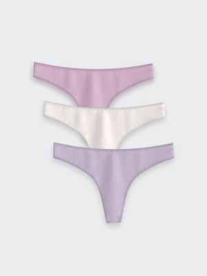 Lc Waikiki Yeni Sezon Düz Tanga Külot 3'lü