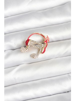 Kyops Kulaklıklı Nota Model Broş - Lisinya